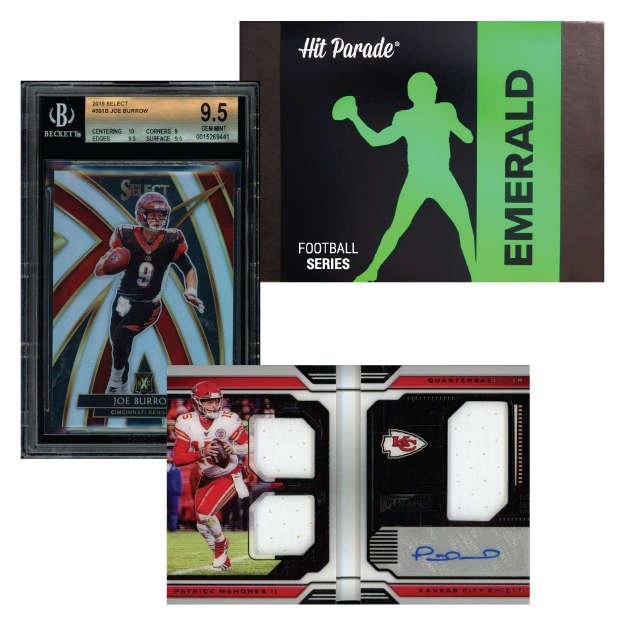 2023 HIT PARADE FOOTBALL EMERALD EDITION HOBBY BOX