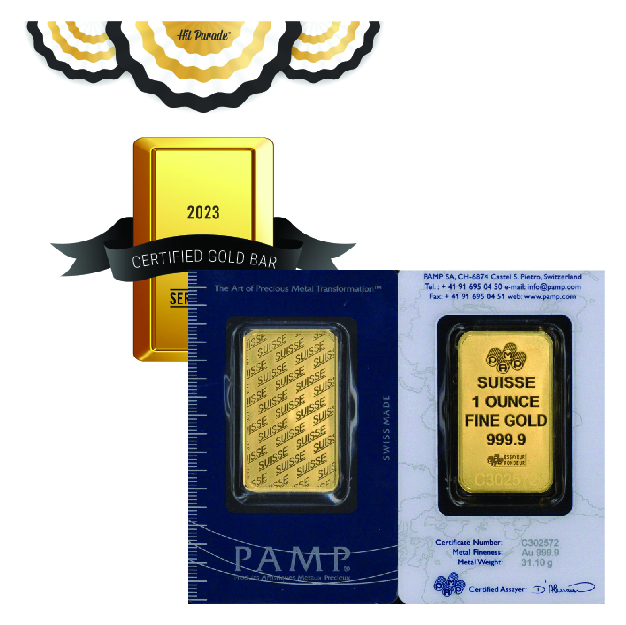 2023 HIT PARADE CERTIFIED GOLD BAR EDITION HOBBY BOX