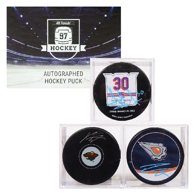 2022/23 HIT PARADE AUTOGRAPHED HOCKEY PUCK HOBBY BOX