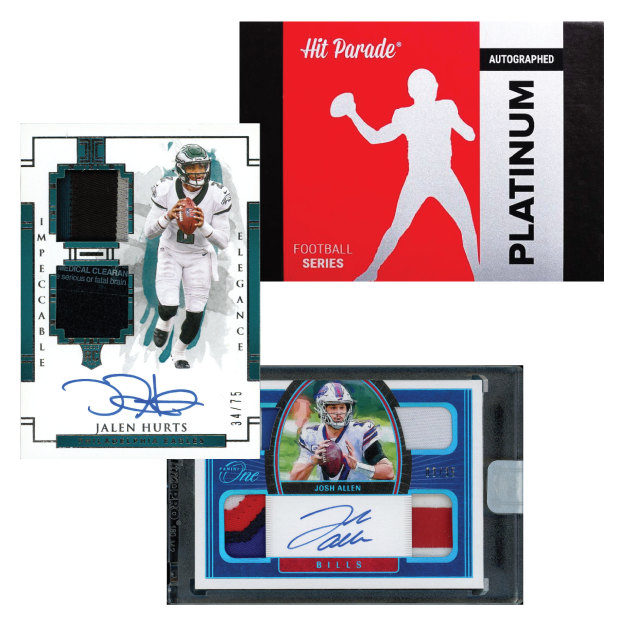 2023 HIT PARADE FOOTBALL AUTOGRAPHED PLATINUM EDITION HOBBY BOX