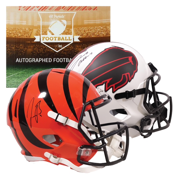 2023 Hit Parade Autographed Football Mini Helmet 1ST ROUND EDITION