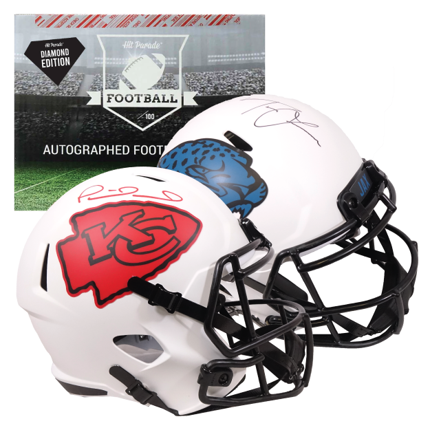 2023 Hit Parade Autographed Football Mini Helmet 1ST ROUND EDITION Series 4  Hobby Box - Joe Burrow