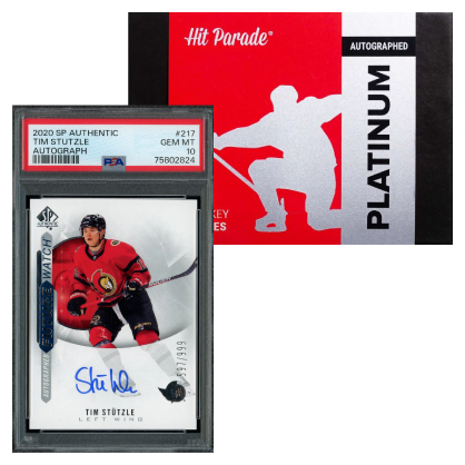 2023/24 HIT PARADE HOCKEY AUTOGRAPHED PLATINUM EDITION HOBBY BOX