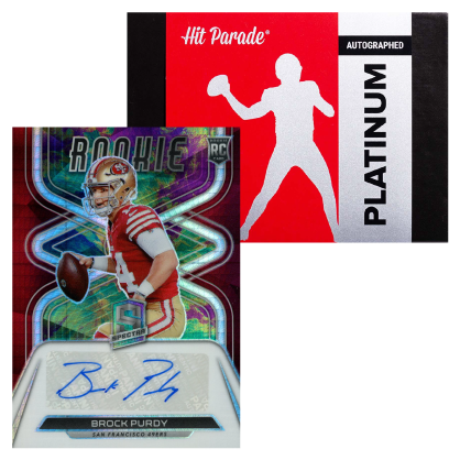 2023 HIT PARADE FOOTBALL AUTOGRAPHED PLATINUM EDITION HOBBY BOX