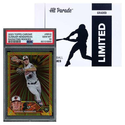 2023 HIT PARADE BASEBALL GRADED LIMITED EDITION HOBBY BOX