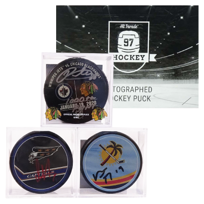 2023/24 HIT PARADE AUTOGRAPHED HOCKEY PUCK HOBBY BOX