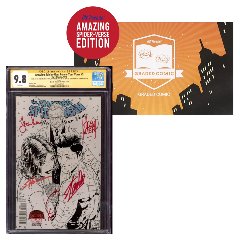 2024 HIT PARADE THE AMAZING SPIDER-VERSE GRADED COMIC EDITION HOBBY BOX