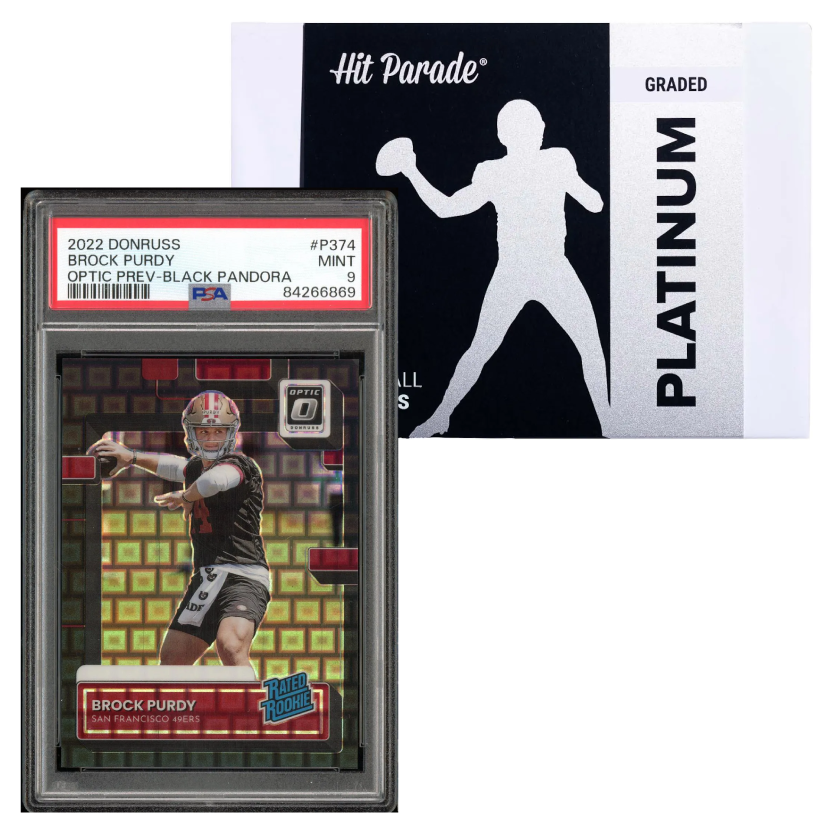 2023 HIT PARADE FOOTBALL GRADED PLATINUM EDITION HOBBY BOX