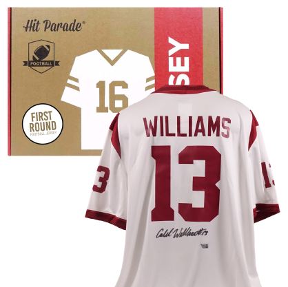 2023 HIT PARADE AUTOGRAPHED FOOTBALL JERSEY 1ST ROUND EDITION HOBBY BOX