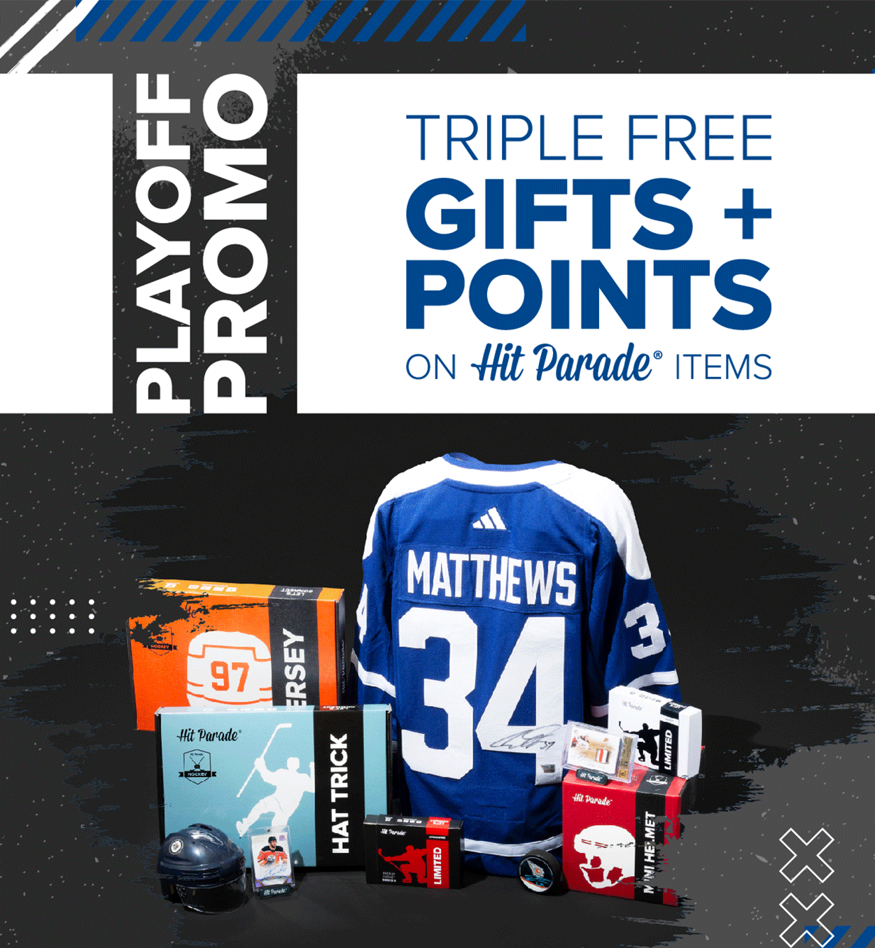 Playoff Promo | Triple Free Gifts & Triple Free Points on Hit Parade Items