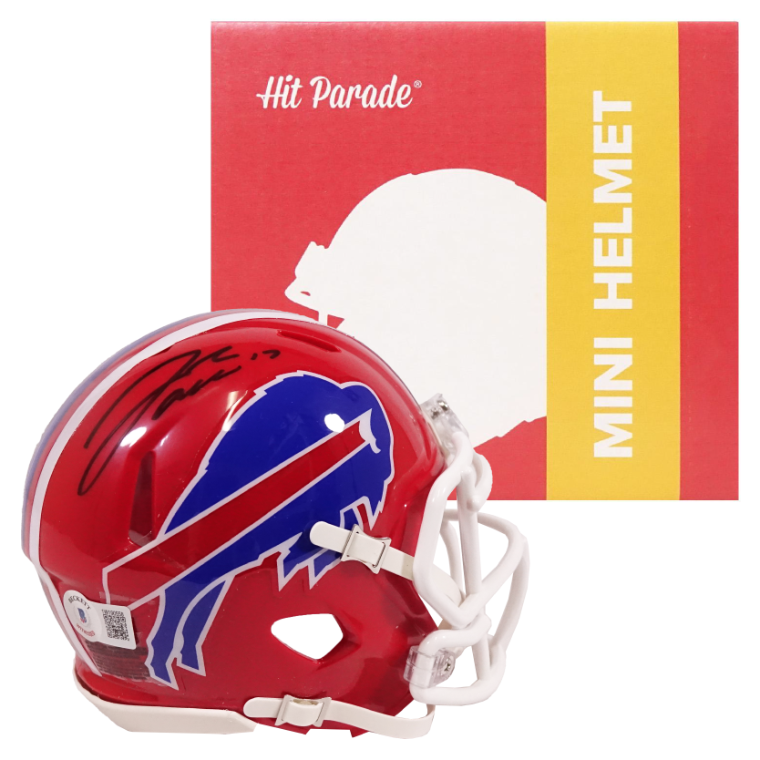 2024 HIT PARADE AUTOGRAPHED FOOTBALL MINI HELMET 1ST ROUND EDITION HOBBY BOX