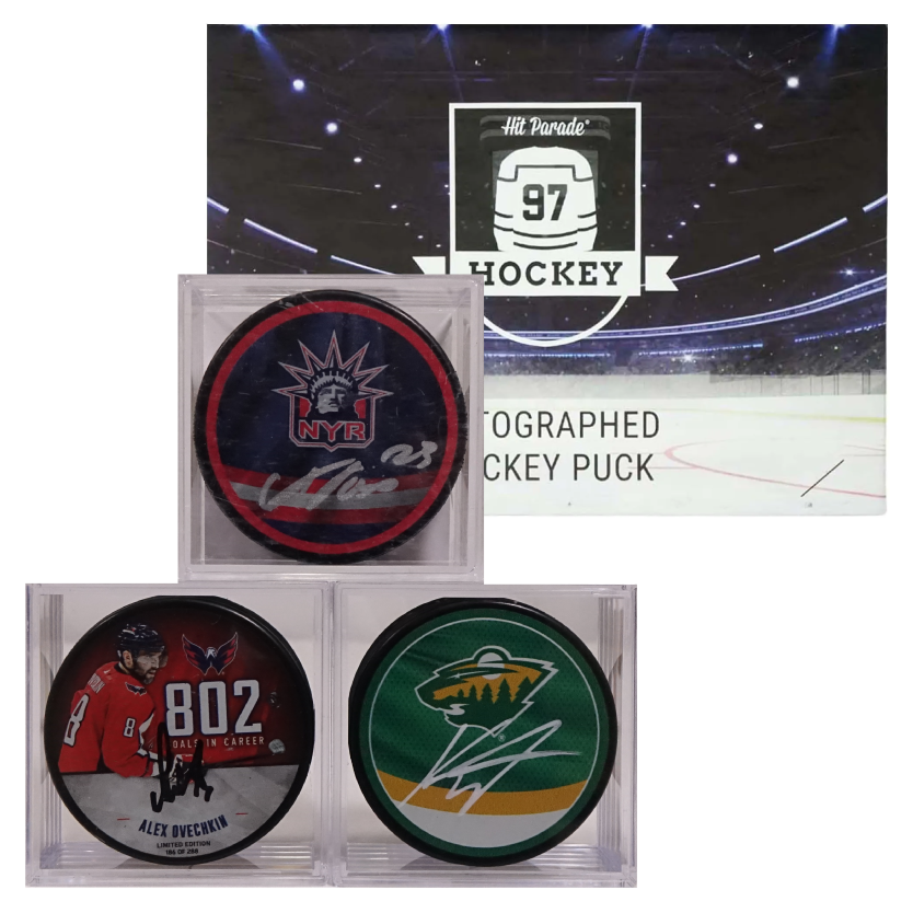 2023/24 HIT PARADE AUTOGRAPHED HOCKEY PUCK HOBBY BOX