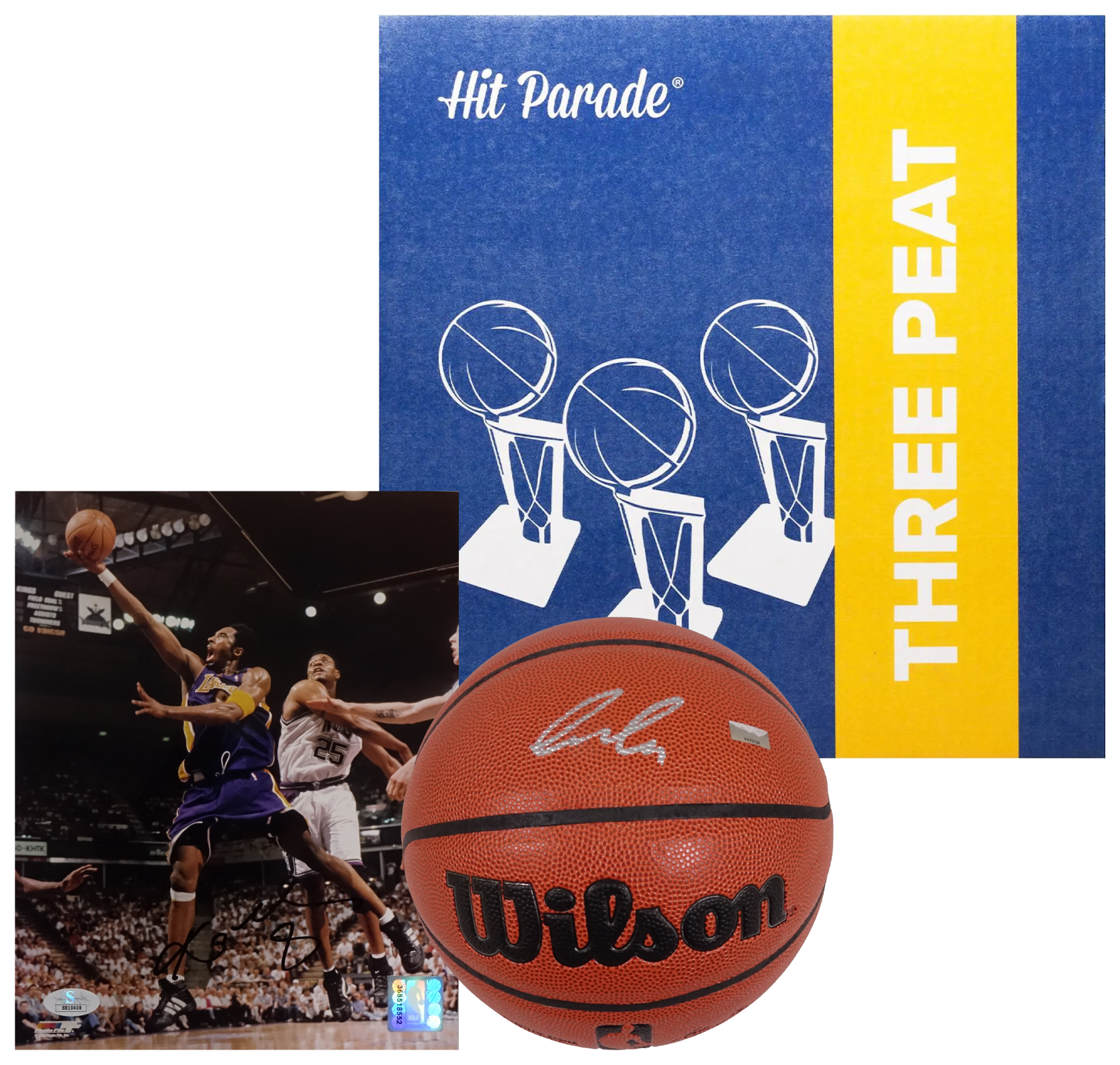 2023/24 HIT PARADE AUTOGRAPHED BASKETBALL THREE PEAT HOBBY BOX