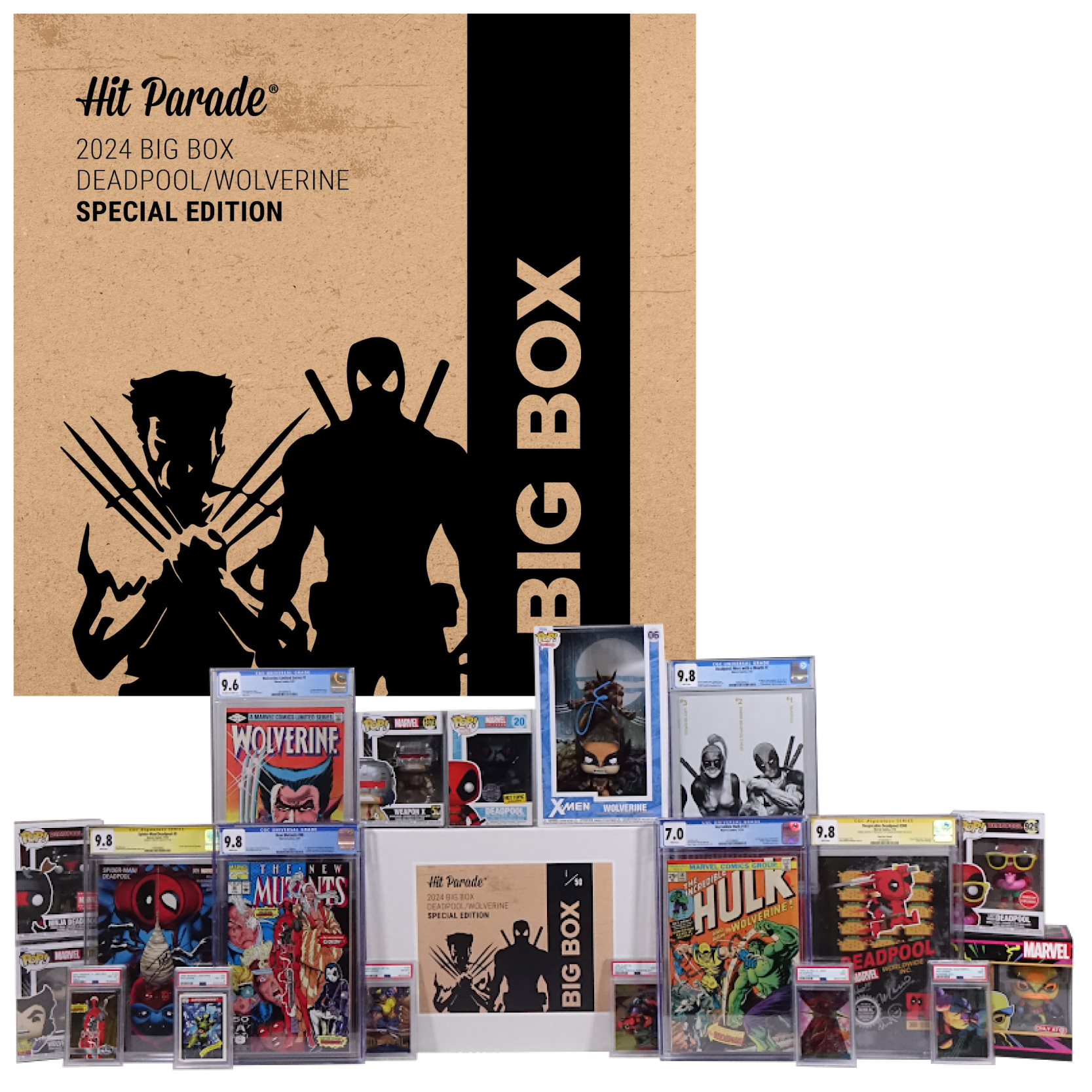 2024 HIT PARADE DEADPOOL & WOLVERINE BIG BOX SPECIAL EDITION HOBBY BOX