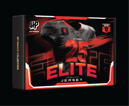 2025 Hit Parade Autographed Football Jersey Elite Series 1 Hobby Box