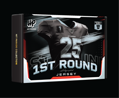 2025 Hit Parade Autographed Football Jersey 1st Round Series 1 Hobby Box