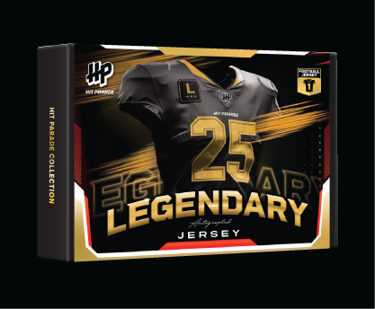 2025 Hit Parade Autographed Football Jersey Legendary Series 1 Hobby Box