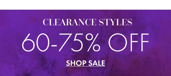 Clearance Styles