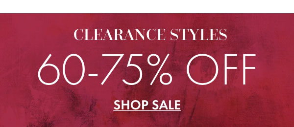 Clearance Styles