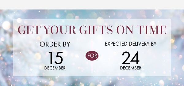 Get Your Gifts On Time