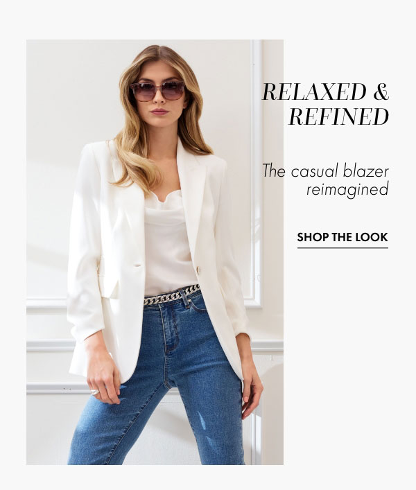 Ruched Sleeve Blazer