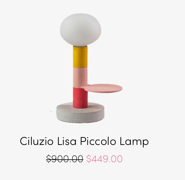 Ciliuzio Lisa Piccolo Lamp