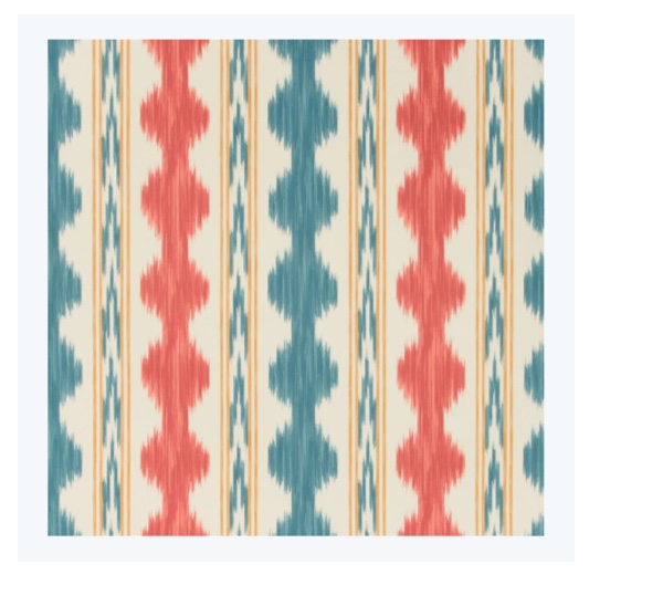 Ikat Stripe Wallpaper, 11 yard roll