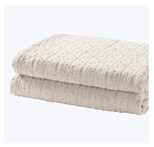 Hemp & Cotton Bedspread, Diamond