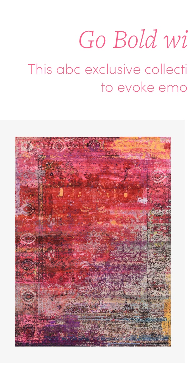 Pink Alchemy Silk Rug