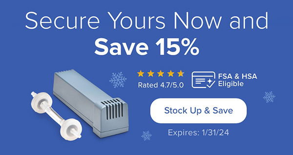 Secure Yours Now and Save 15%. Expires: 1/31/24. Stock Up & Save