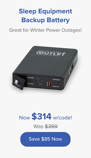 Sleep Equipment Backup Battery: Great for Winter Power Outages! Save $85 Now