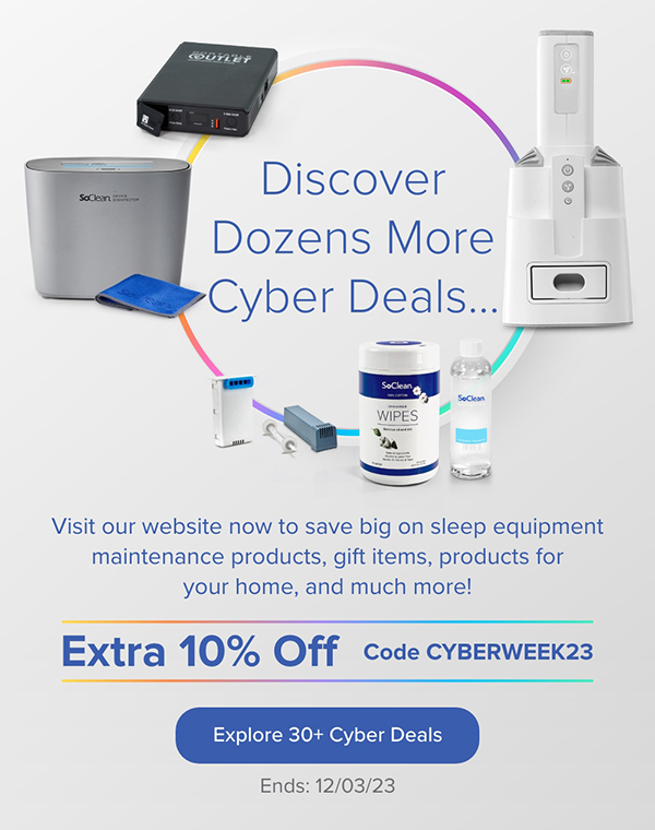 Discover Dozens More Cyber Deals... Visit our website now to save big on sleep equipment maintenance products, gift items, products for your home, and much more! Extra 10% Off with Code: CYBERWEEK23. Explore 30+ Cyber Deals. Ends: 12/3/23
