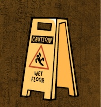 Caution Wet Floor Sign