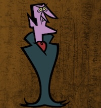 Vampire in a large cloak