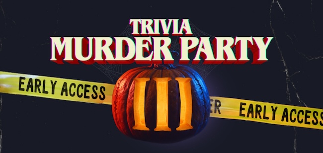 Trivia Murder Party 3 Early Access, Halloween logo.
