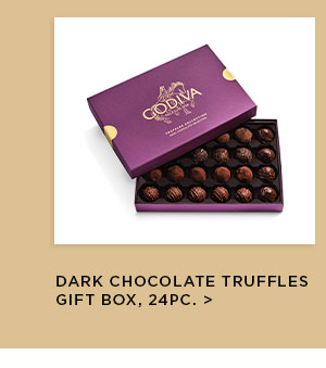 Dark Chocolate Truffles Gift Box, 24pc.