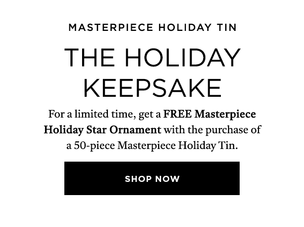 MASTERPIECE HOLIDAY TIN