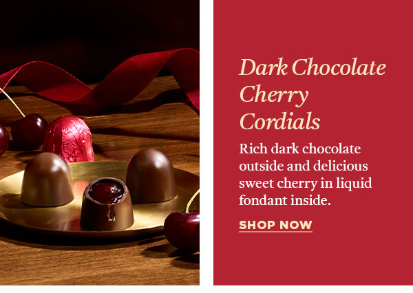 Dark Chocolate Cherry Cordials, 6 pc.