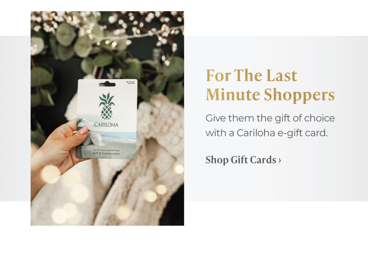 Shop Gift Cards - For the last minute shoppers