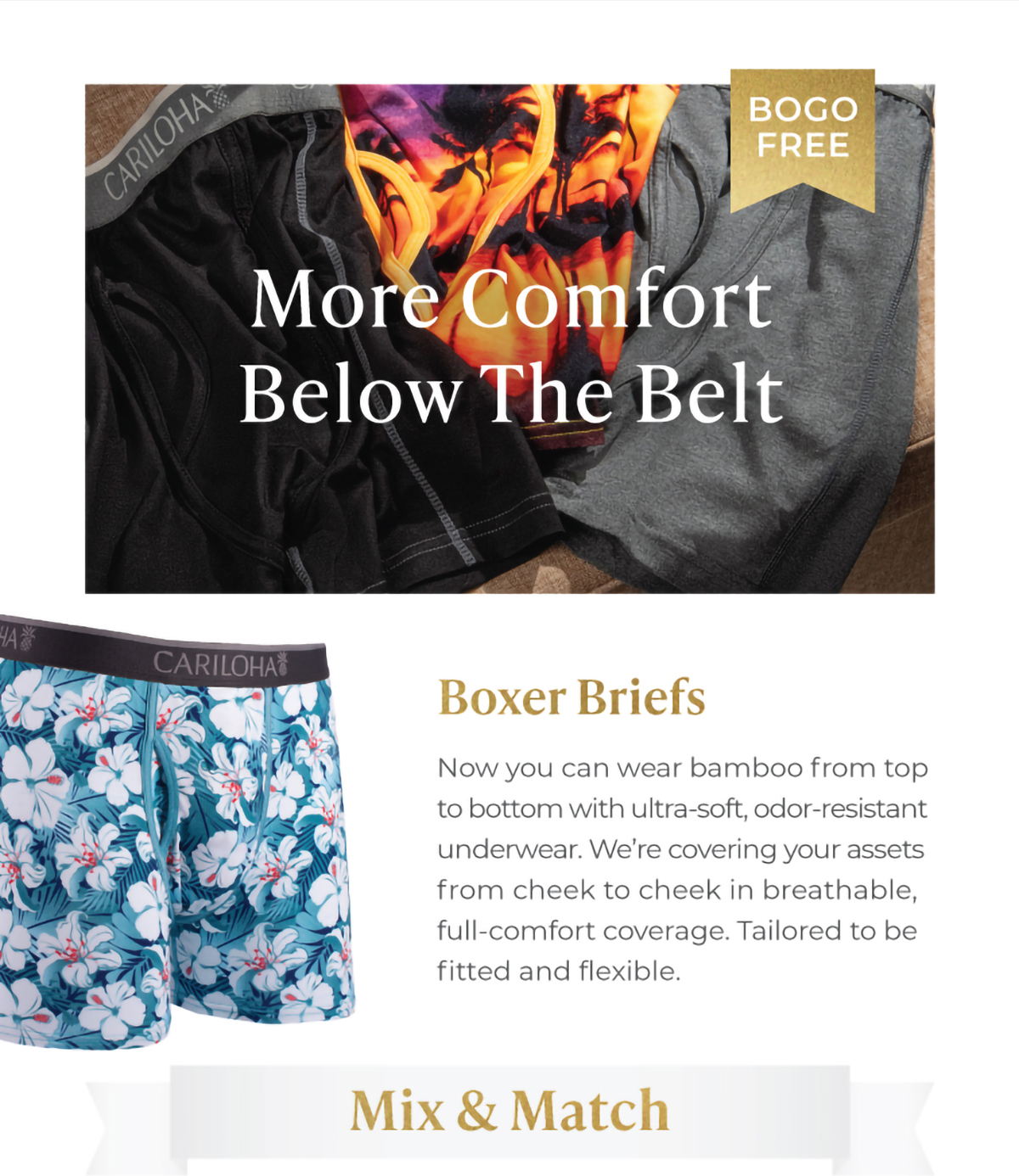 BOGO Free -- Men's Boxer Briefs