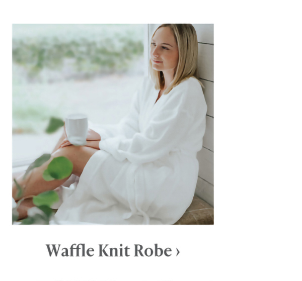 Waffle Knit Robe