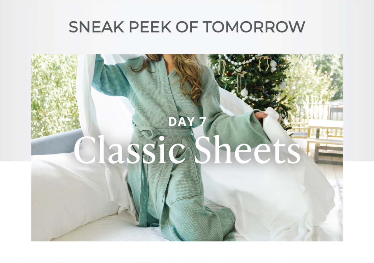 Sneak Peek of Tomorrow ... Classic Sheets