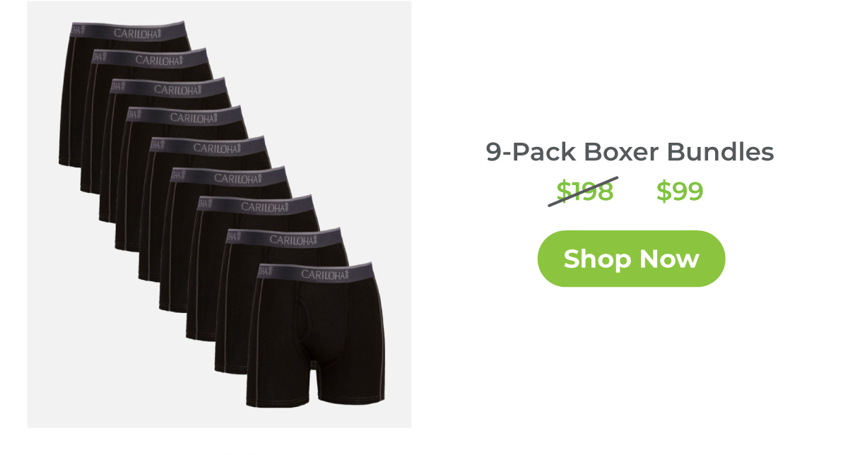 9-Pack Boxer Bundles - 50% Off