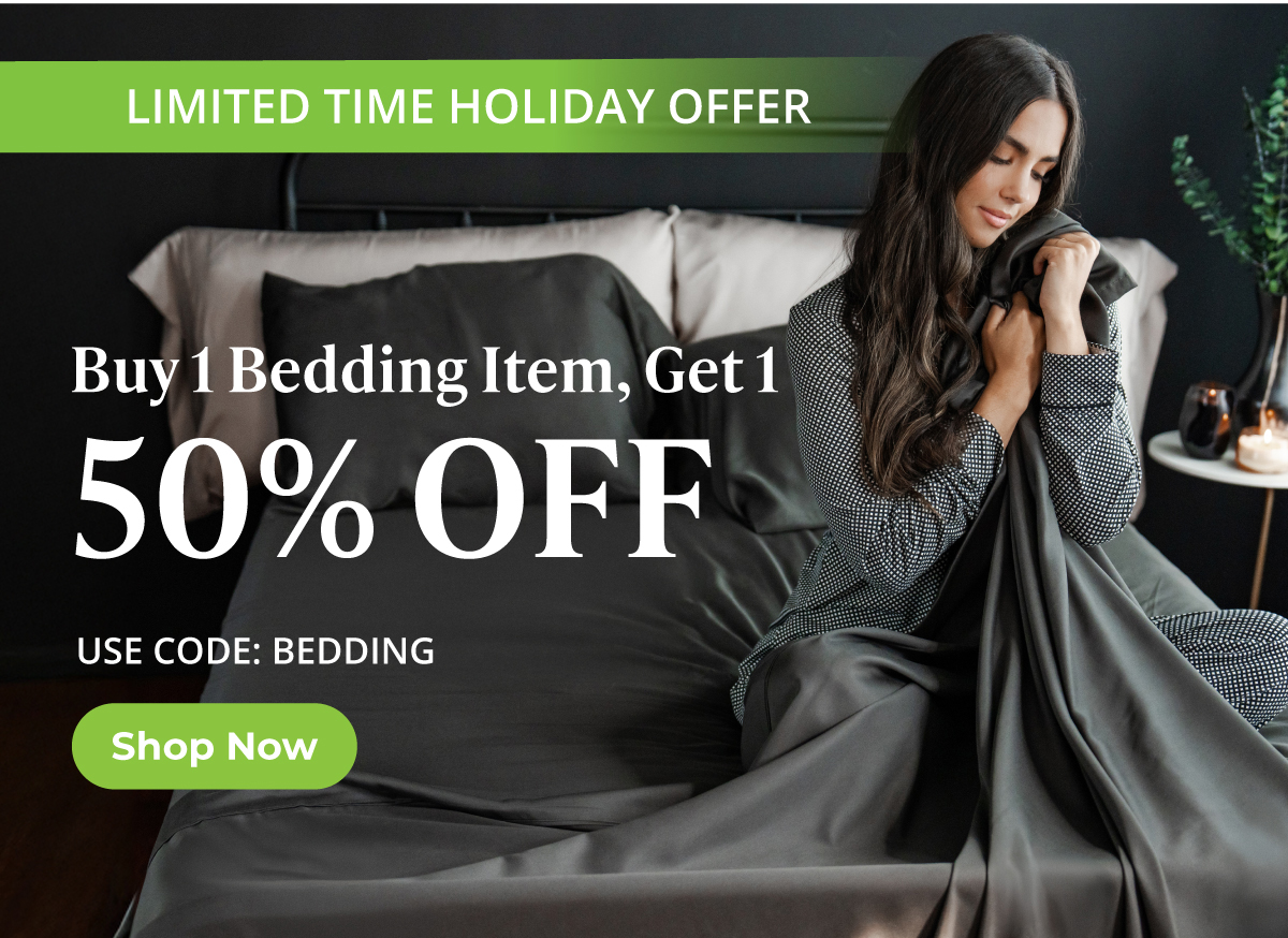 Limited time offer || BOGO 50% Off Bedding Products || Shop Now