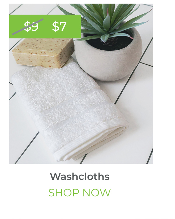 Washcloths - Shop Now