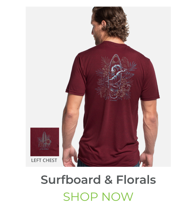 Surfboard & Florals