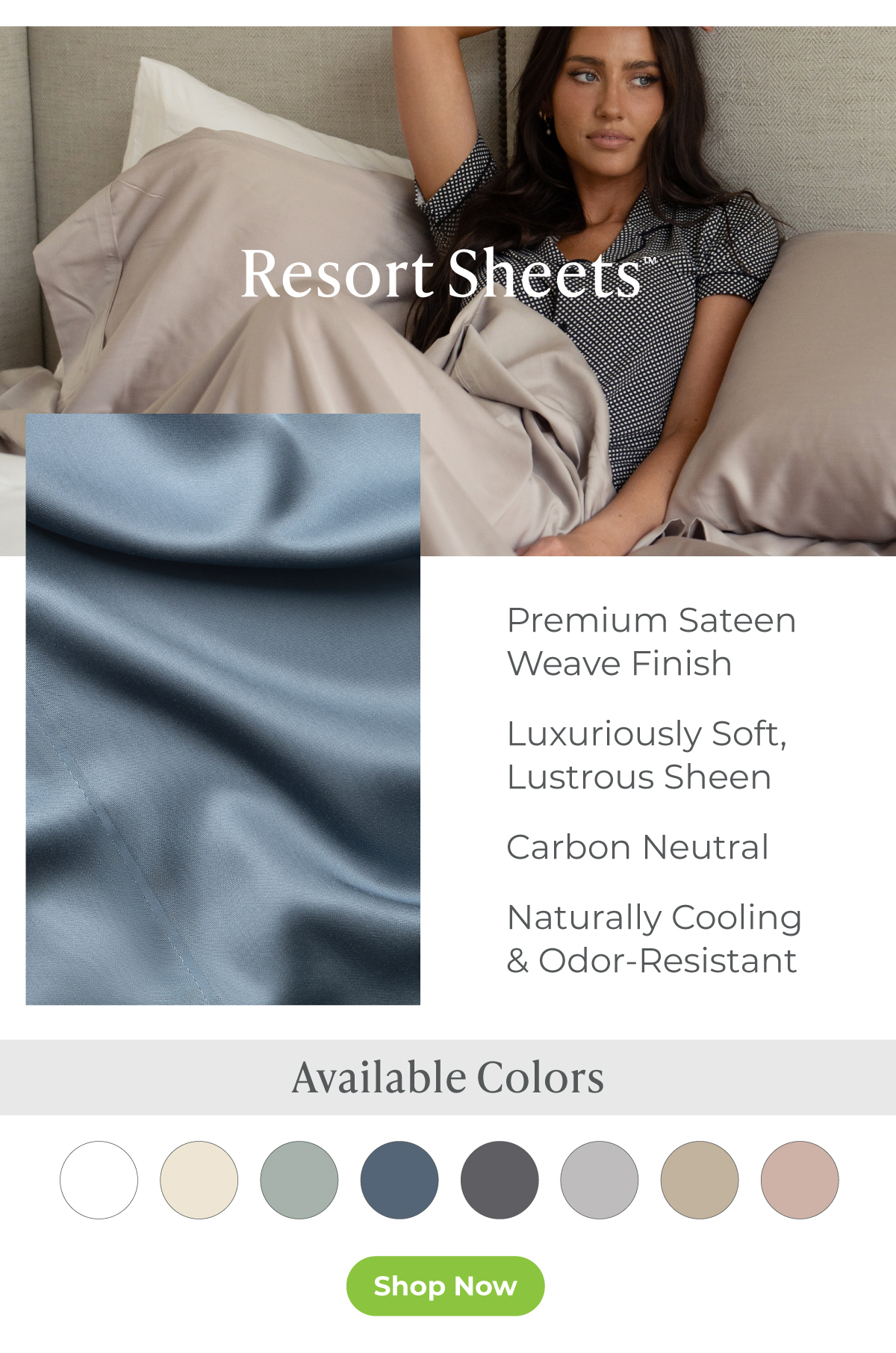 Resort Sheets -- Shop Now