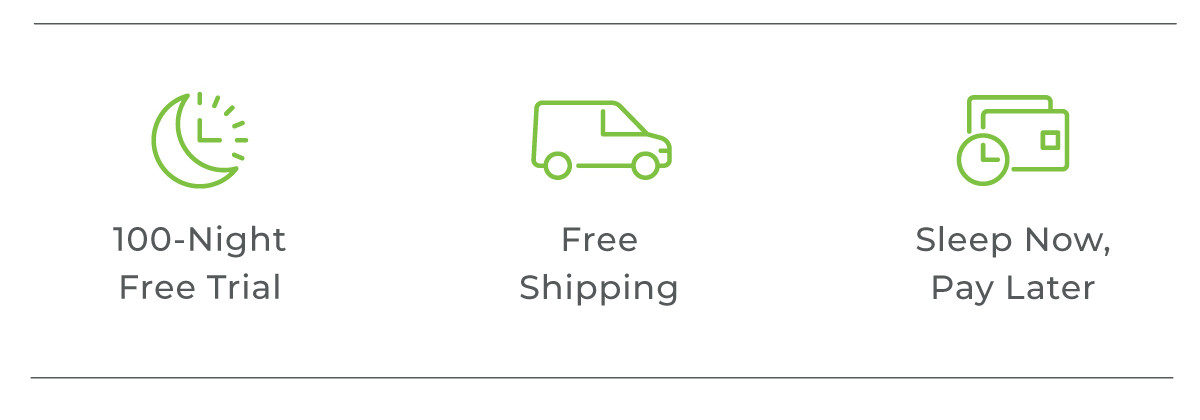 100 Night Free Trial / Free Shipping** / Sleep Now, Pay Later