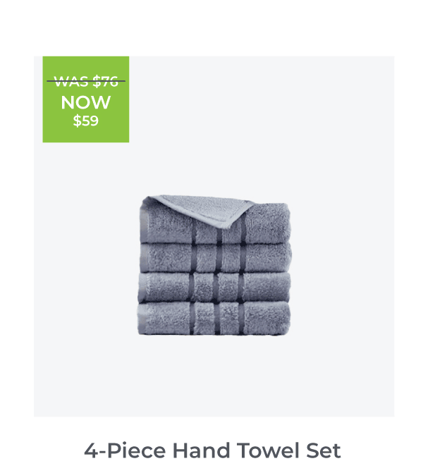 4-Piece Hand Towel Set