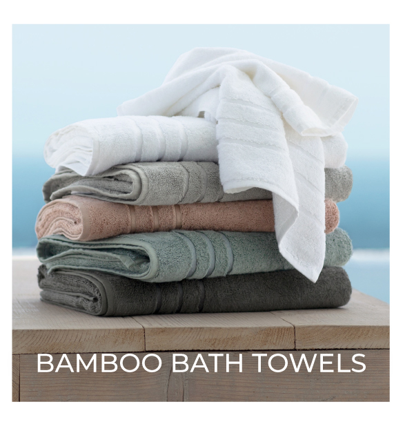 SHOP BAMBOO BATH TOWELS